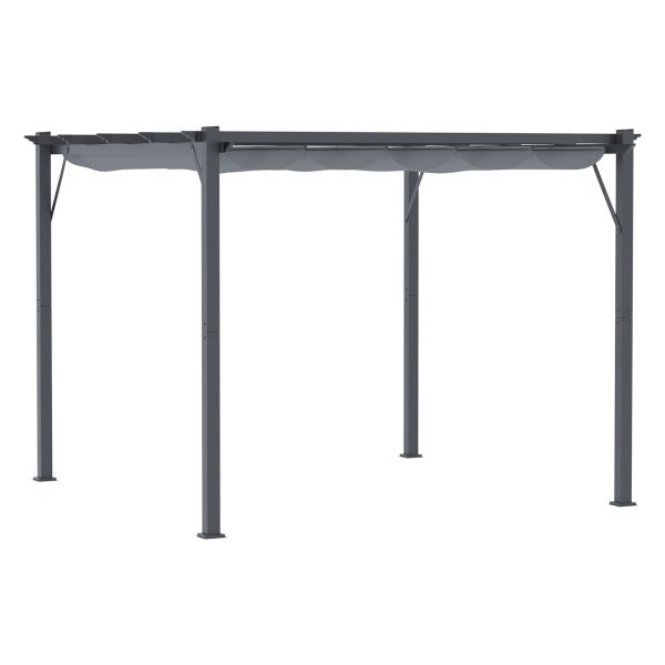Pergola - Schuifdak - Aluminium - Antraciet