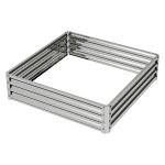 Tuinbak - PlantenToevlucht - Verhoogd - Stijlvol - Zilver