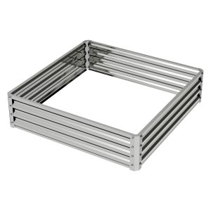 Tuinbak - PlantenToevlucht - Verhoogd - Stijlvol - Zilver