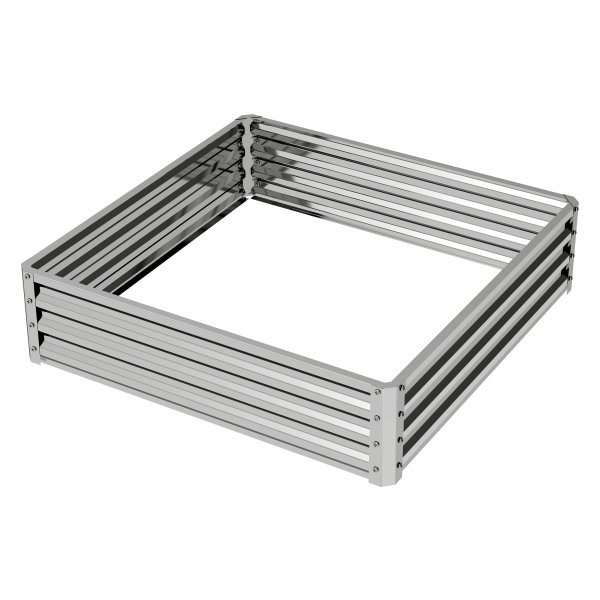 Tuinbak - PlantenToevlucht - Verhoogd - Stijlvol - Zilver
