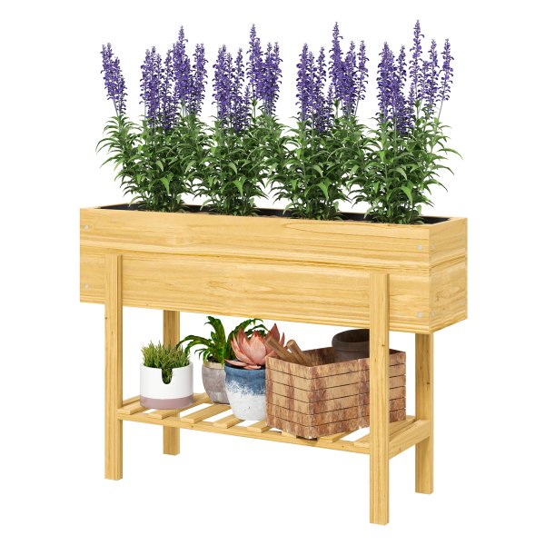 Plantenbak - GroenRijk - Verhoogd - Weerbestendig - Natuurhout