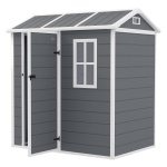 Tuinhuisje - Robuust - Vloer - Raam - Grijs