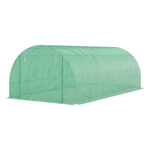 Folietunnel - TopKas - 12 ramen - roldeur - groen