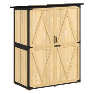 Tuinkast - TuinkastjeXL - Weerbestendig - Natuurlijk hout