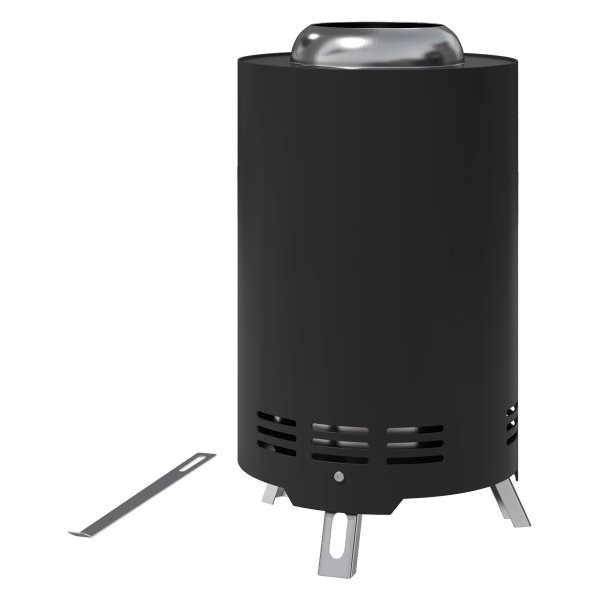 Vuurkorf – RVS - Rookvrij – Zwarte coating