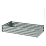 Tuinbed - GroenParadijs - Weerbestendige plantenbak - Anti-snijkant - Roestvrij