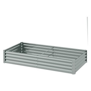 Tuinbed - GroenParadijs - Weerbestendige plantenbak - Anti-snijkant - Roestvrij