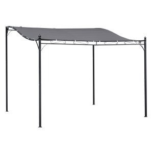 Pergola - Metalen - Grijze - Tuinprieel