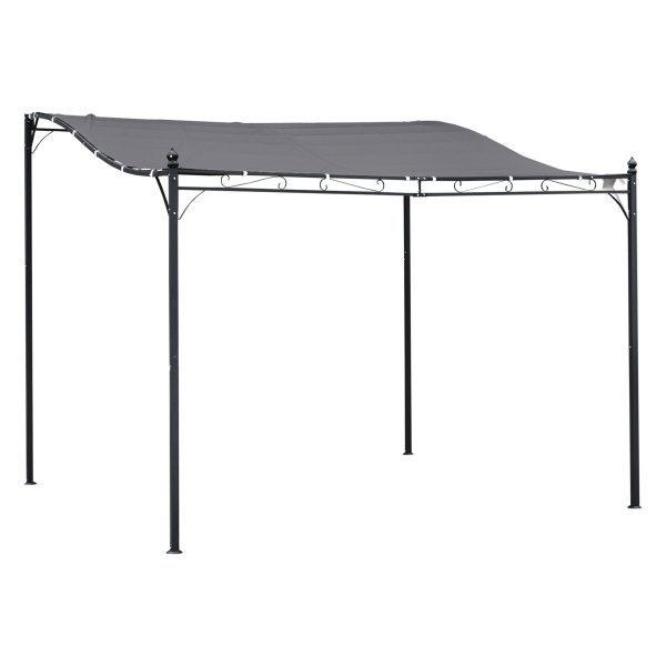 Pergola - Metalen - Grijze - Tuinprieel