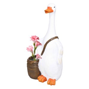 Bloempot - Zwaan Ontwerp - Afvoergat - Wit