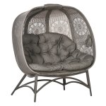 Tuinstoel - Outdoor Living - Opvouwbare mand - Comfortabel - Zandkleur