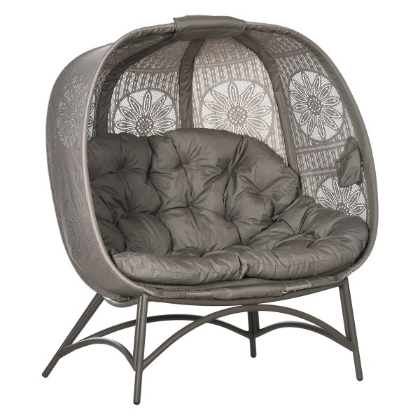 Tuinstoel - Outdoor Living - Opvouwbare mand - Comfortabel - Zandkleur