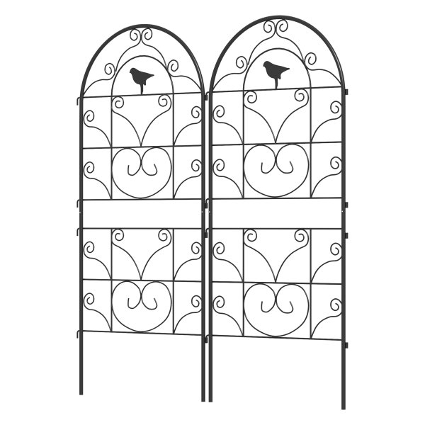 Klimrekken - Vogeldesign - Roestvrij - Zwart