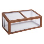 Kweekkas - Mini kas - Winterbestendig – Lichtdoorlatend - Bruin