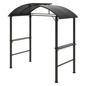 BBQ-tent - Barbecook - Weerbestendig - Dubbel dak - Donkergrijs