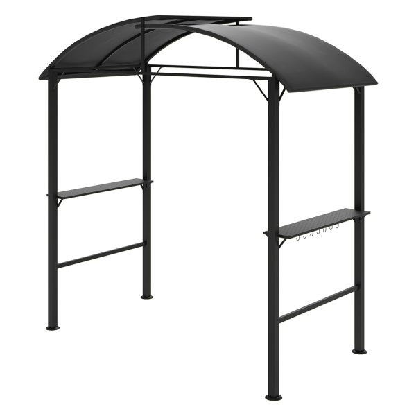 BBQ-tent - Barbecook - Weerbestendig - Dubbel dak - Donkergrijs
