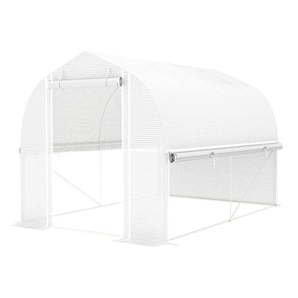 Kas - Garden Deluxe - Folietunnel - UV-bestendig - wit