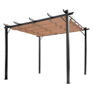Pergola - Luxe - Verstelbaar doek - Bruin