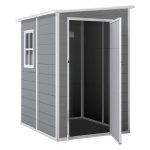 Tuinhuisje - Opbergschuur - Afsluitbare deur - Grijs