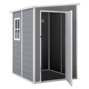 Tuinhuisje - Opbergschuur - Afsluitbare deur - Grijs