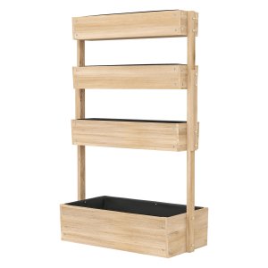 Moestuinbak - Groenliving - Verhoogd - 4 niveaus - Bruin