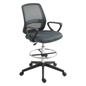 Bureaustoel - Ergonomisch - Armleuningen - Verstelbaar - Grijs