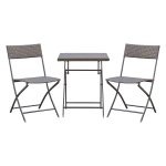 Bistroset – Elegant Garden - Inclusief zitplaatsen – Zwarte set
