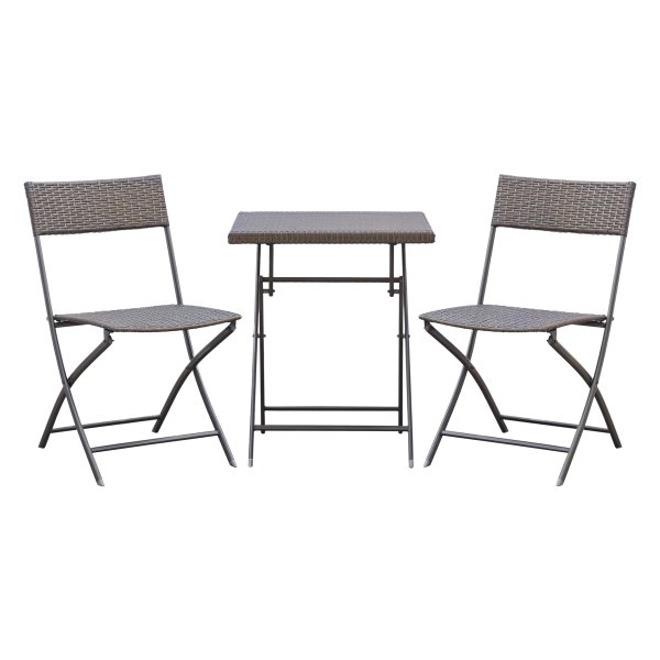 Bistroset – Elegant Garden - Inclusief zitplaatsen – Zwarte set