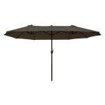 Tuinscherm - Sunshield - Handmatige Bediening - Grijs