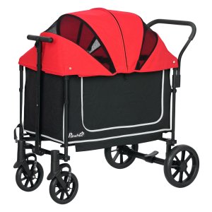 Hondenbuggy - Opvouwbaar - Rood