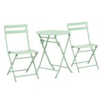 Bistrotuinset - Outdoor Living - Opklapbaar - Groen