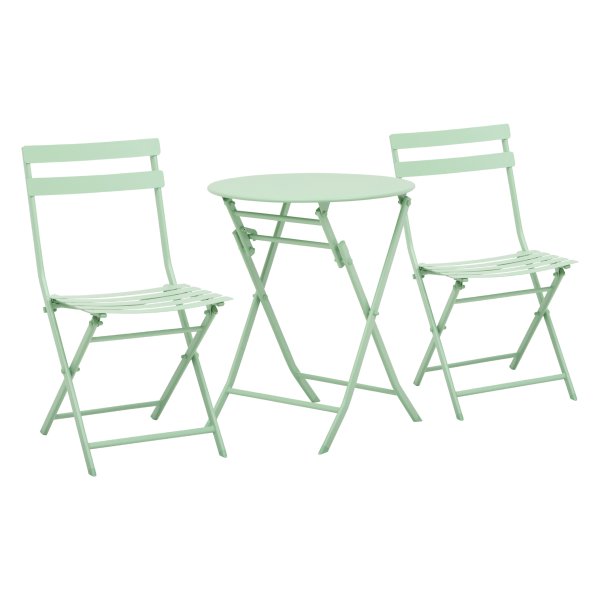 Bistrotuinset - Outdoor Living - Opklapbaar - Groen