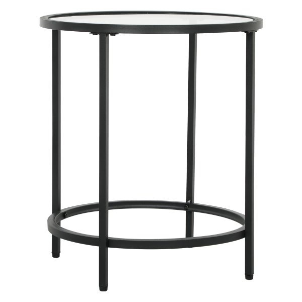Salontafel - Bijzettafel - Runderglas – Zwart
