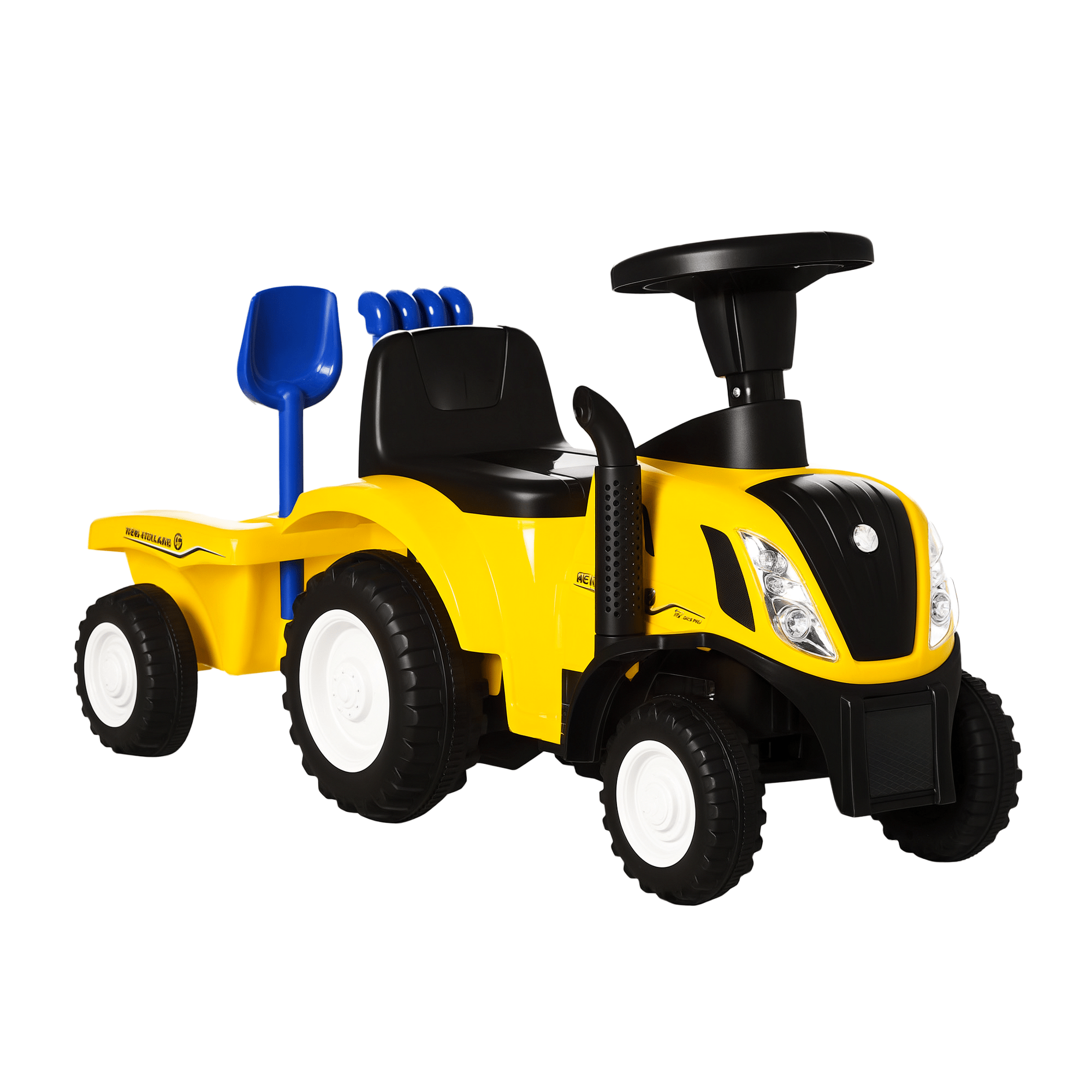 Speelvoertuig - Kindertractor - Met claxon - Geel