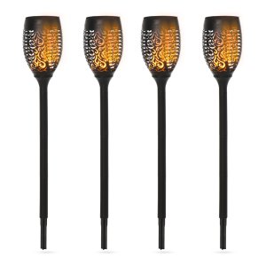 Zonnetuinlampen - SolarGlow - Waterdicht - Langdurige verlichting - Zwart