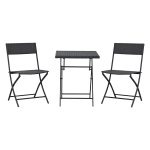 Tuinset - Polyrattan - Voor 2 personen - Bruin
