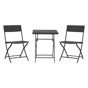 Tuinset - Polyrattan - Voor 2 personen - Bruin