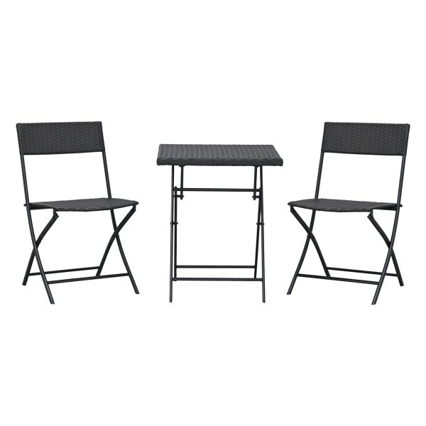 Tuinset - Polyrattan - Voor 2 personen - Bruin
