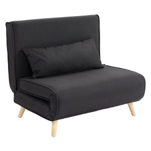 Relaxstoel - Luxe en modern - Slaapfunctie - Zwart