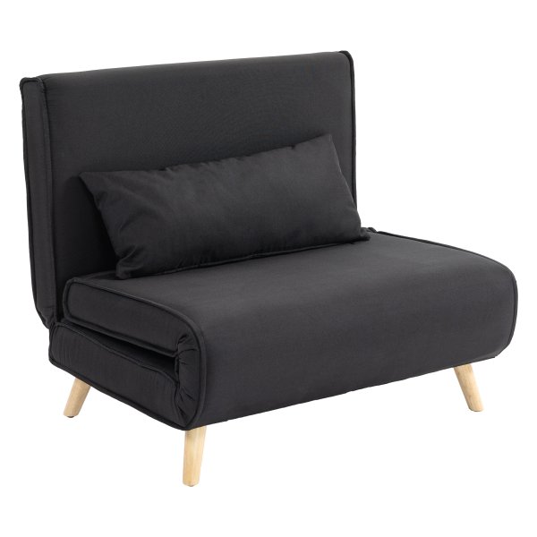 Relaxstoel - Luxe en modern - Slaapfunctie - Zwart