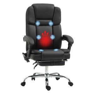Kantoor - Massagestoel - Verstelbaar - Warmtefunctie - Zwart
