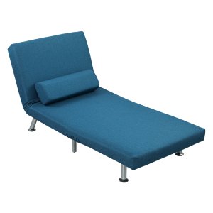 Stoel - Inklapbare - Relax - Verstelbare rugleuning - Blauw