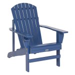 Tuinstoel - Adirondack - massief hout - blauw