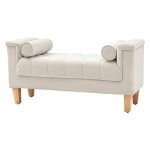 Bankstellen - Gewatteerd - Vintage design - Beige