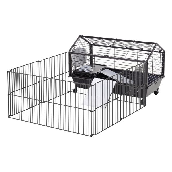 Caviakooi  - Tuinbalkon - Metalen frame - Grijs