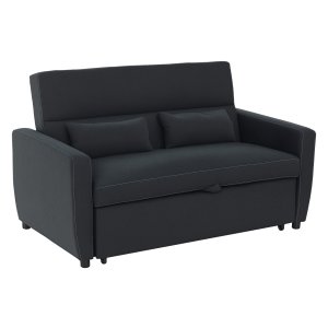 Bankstel - ComfortLife - slaapbank – verstelbare armleuning - zwart