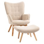Woonkamerstoel - Stoel - Relax - Corduroy - Beige