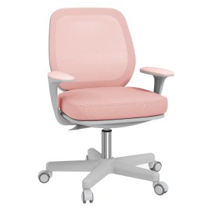 Kantoorstoel - Ergonomisch - Draaifunctie en verstelbare hoogte - Roze