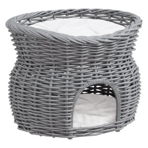 Kattenmand – Rotan Luxe – Comfortabel – Grijs
