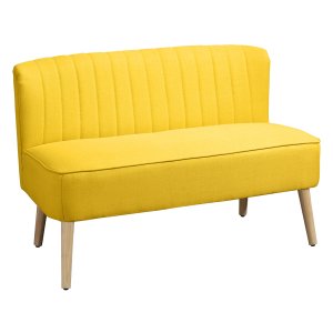 Bank - Comfort Deluxe - 2 zitplaatsen - Geel